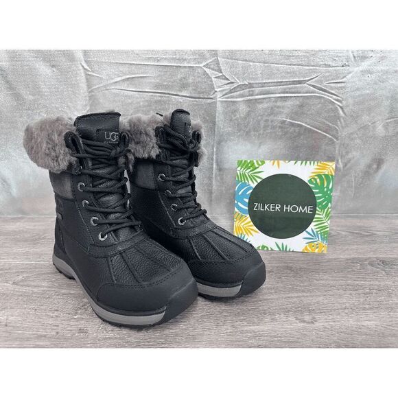 UGG Shoes - Ugg Women's Adirondack Iii Waterproof Boots - Black 5M
